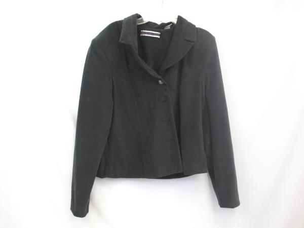 Amanda Smith Petites Women's Button Up Dress Jacket Dark Green Size 8P