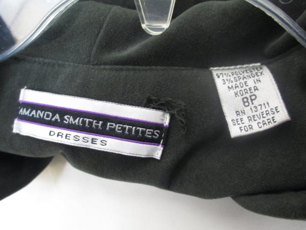 Amanda Smith Petites Women's Button Up Dress Jacket Dark Green Size 8P