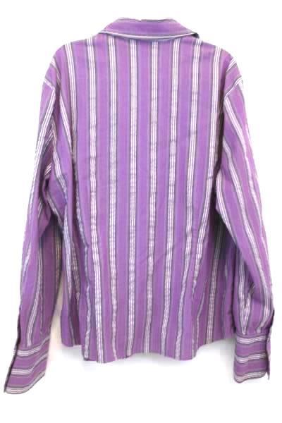 Worthington Stretch Women's Button Down Purple Striped Size 18