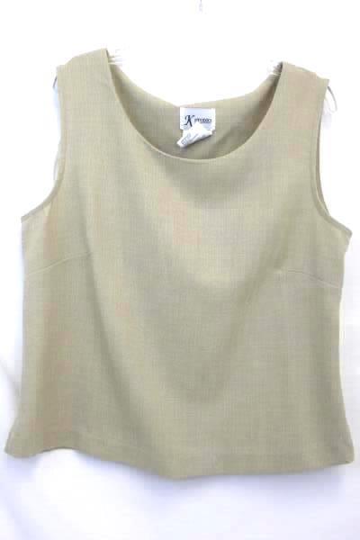 K Studio Size 12 Lot Of 3 Shirt Undershirt Pants Suit Tan Zip Up