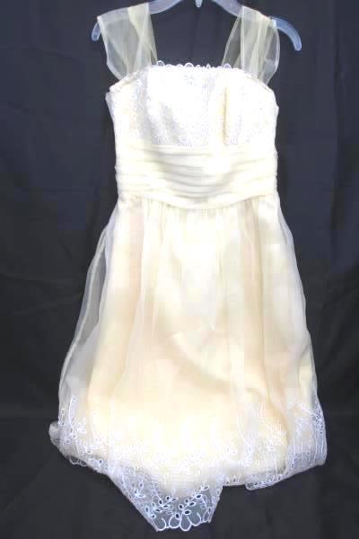 Bridesmaid Dress by David's Bridal Yellow Women's Size 4