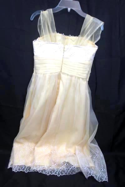 Bridesmaid Dress by David's Bridal Yellow Women's Size 4