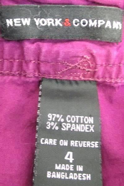 Shorts by New York & Company Purple Women's Size 4