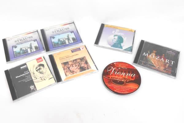 Lot of 7 Various Classical / Opera Related USED CDs Chopin Mozart Strauss