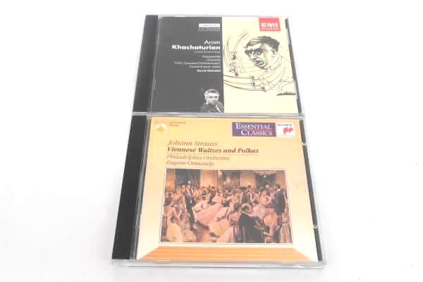 Lot of 7 Various Classical / Opera Related USED CDs Chopin Mozart Strauss