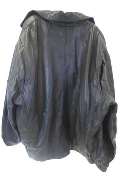 Marc New York Men's Leather Jacket Black Thermollite Plus Insulation Size L