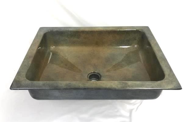 Elite Bath Britania S20 Sink Cast Bronze 1.5 in Round Drain Base Mercadia