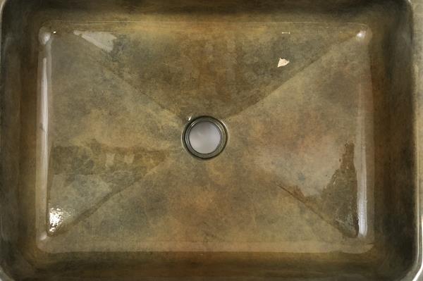 Elite Bath Britania S20 Sink Cast Bronze 1.5 in Round Drain Base Mercadia