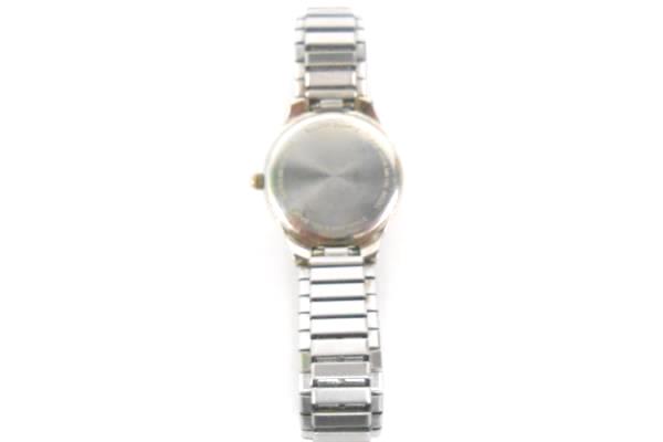 Caravelle Bulova Quarts Water Resistant Stainless Steel 2 Tone Band and Back