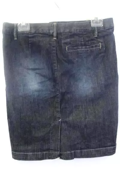 Women's Jean Skirt By Converse One Star Dark Denim Size 4                 