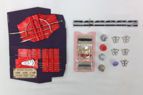 Vintage Lot of Sewing Crafting Accessories Buttonholer Flower Looms Tray Needles