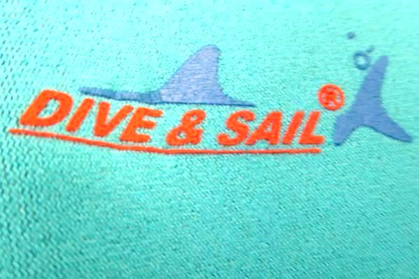 Kids Diving Suite By Dive & Sail Light Blue Yellow Zip Up Size XS