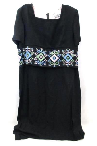 Long Dress By Sheri Martin Black Pink Blue Green Women's Size M