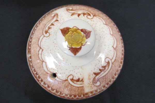 Vintage Porcelain Teapot Decorative Japanese Cultural Landscape