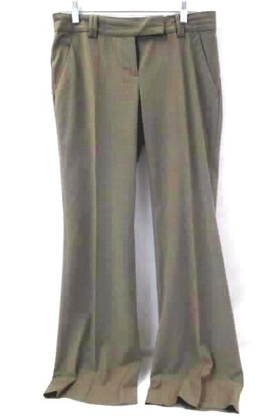 Women's Dress Pants By Loft Brown Flat Front Size 4