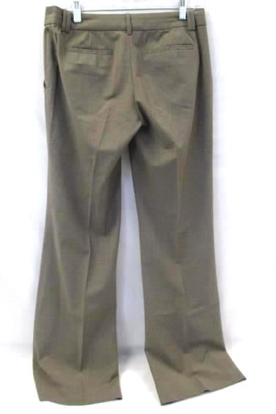 Women's Dress Pants By Loft Brown Flat Front Size 4