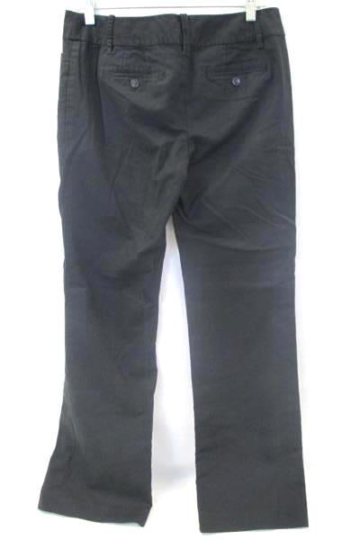 Women's Dress Pants By Ann Taylor Loft Black Flat Front Size 6