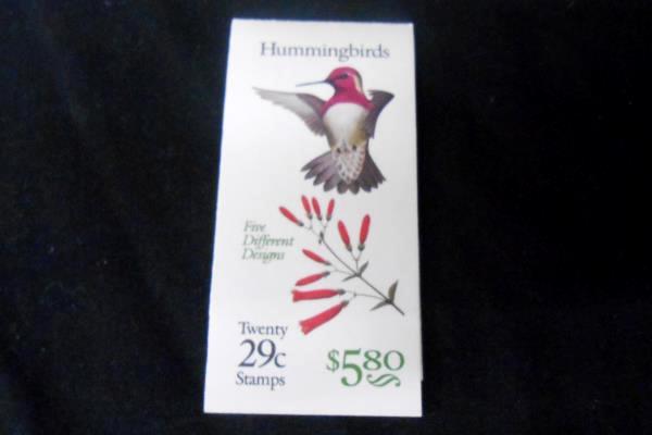 US-Scott-2597a-Eagle-w-Red-Stamp-Booklet-of-17-29-Cent-Stamps-MNH-1993 US-Scot