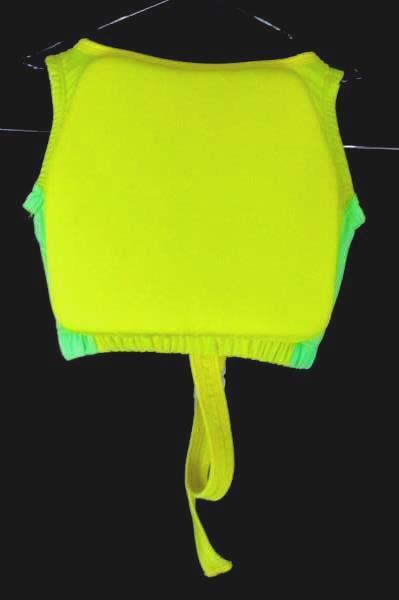 Fluid Medium/Small Swimming Training Vest Yellow Lime Green Unisex 20-33LBS