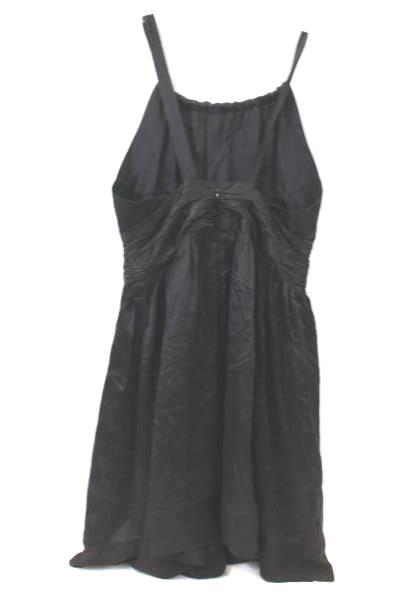 Graham & Spencer Women's Dress Black Spaghetti Straps Ruffled Design Size L