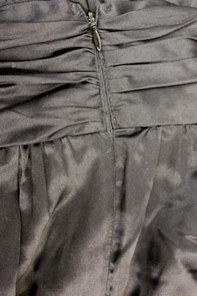 Graham & Spencer Women's Dress Black Spaghetti Straps Ruffled Design Size L