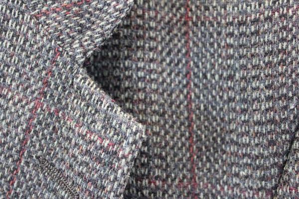 Men's Suit Jacket Blazer Coat by John Weitz Size XL (44-46) ~Gray Grey