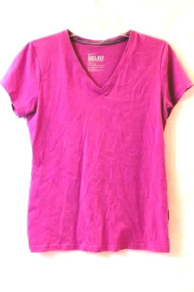 T-Shirt By Nike Dri-Fit Pink Slim Fit Size M