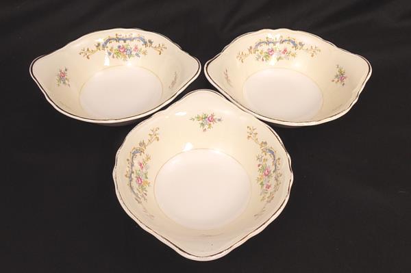 Lot of 5 Mixed Maker Bowls Soup Cereal Coupe Knowles Paden American Limoges