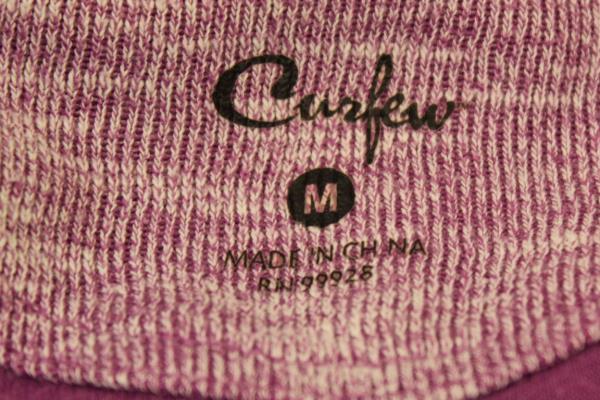 Zip Up by Curfew Purple w/ White Women's Size M