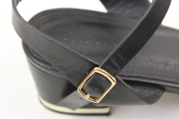 Jacobies Women's Upperclass 2" High Heel Ankle Strap Black Size 10