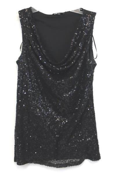 Women's Tank Top by Free Premise Studio Black Sequence Size SP