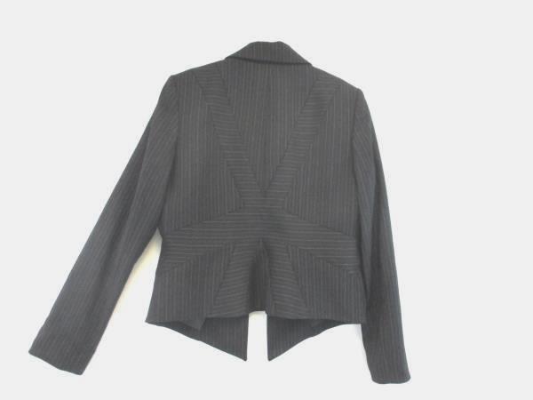 Ellen Tracy Women's Black Pinstripe Blazer Size 8 Jacket
