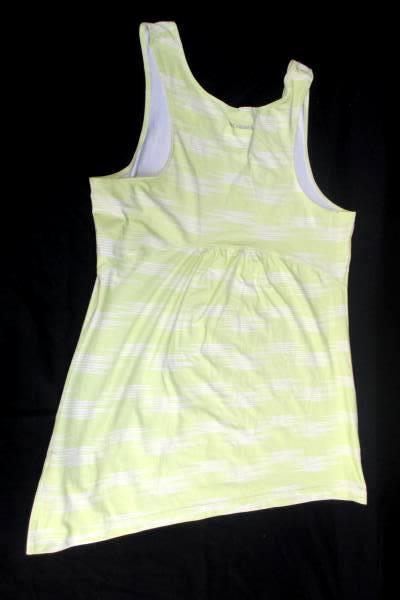 Tank-top by Columbia Sportswear Lime Green w/ White Stripes Women's Size XS/TP