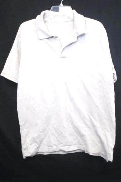 Polo Shirt by St.John's Bay Solid Beige Men's Size Large