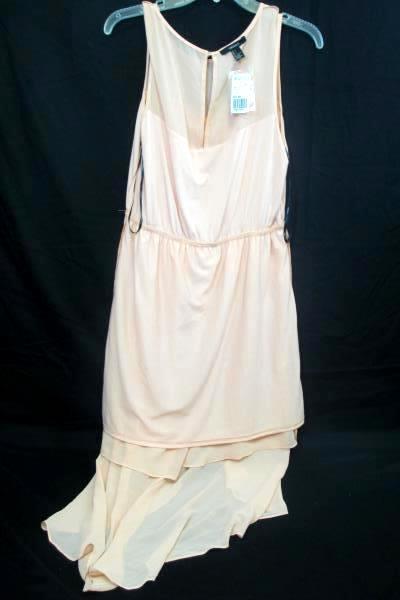 Forever 21 Pink Overlapping Women's Dress 100% Polyester Size Large