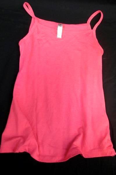Lot of 2 Girls Tank Top By Beautees & Crashone Pink & White M/10-12y