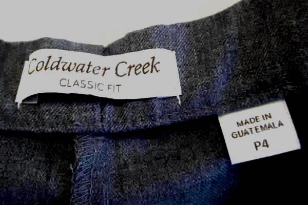 Grey Gray Dress Pants by Coldwater Creek Women's Size P4