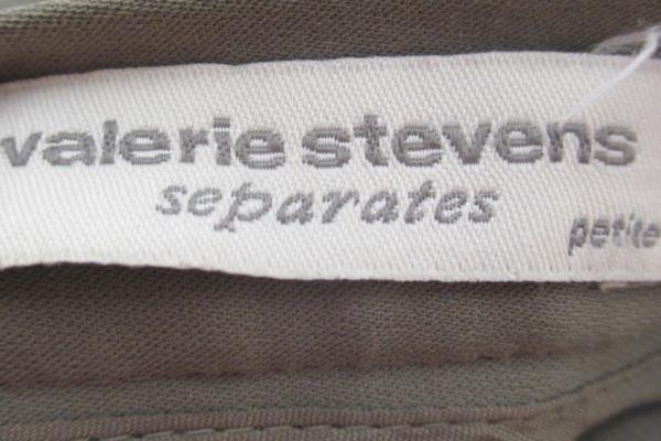 Valerie Stevens Dress Pants Green Pleaded Women's Size 2P
