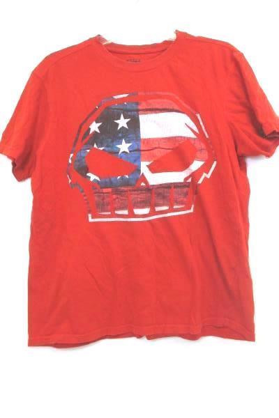 Lot of 2 Shirts Red And Gray No Fear Size M Youth 100% Cotton