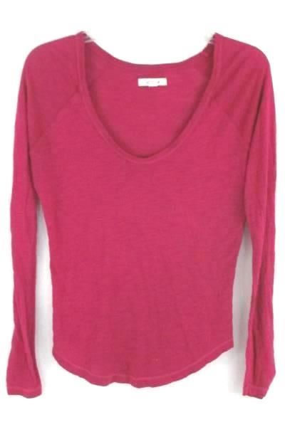 Aerie Pink Long Sleeve Blouse Top Women's Size Small