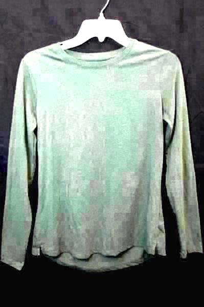 Lot of 2 Bogo Great NW Indigo Women's Shirts White Black Green Long Sleeve Sz S