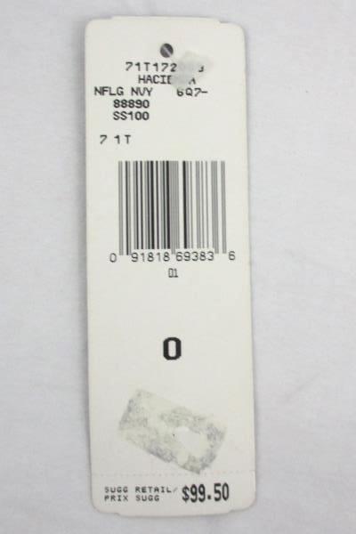 Women's Ralph Lauren Blue & White Leaf Design Size 0 *With Tag*