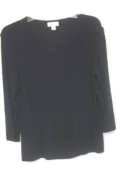 Lot of 2 T-Shirt & Leggings By Coldwater Creek & Gap Black Women's Size M