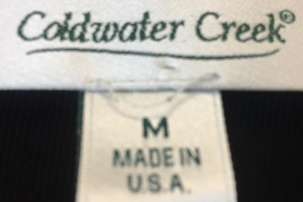 Lot of 2 T-Shirt & Leggings By Coldwater Creek & Gap Black Women's Size M