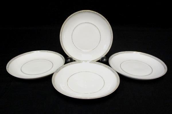 Vintage 4 Piece Set Heinrich & Co Selb Dallas China 4 Saucers Bavaria