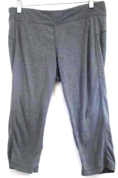 Lot of 2 Nike Danskin Womens Concordia Shirt Capri Leggings Blue Grey White Sz M