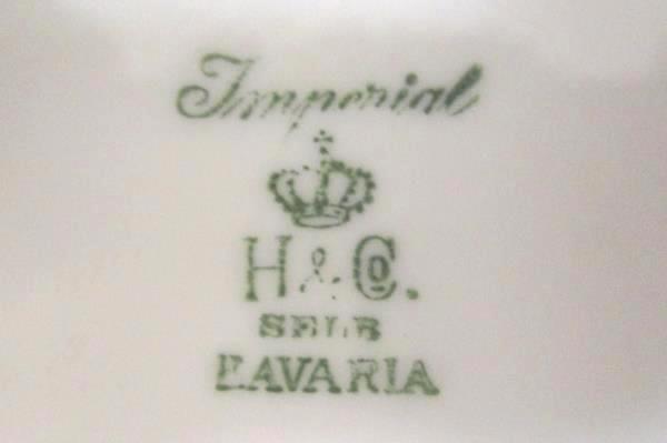 Vintage Imperial Heinrich & Co Selb Bavaria Dallas Creamer & Lidded Sugar Bowl