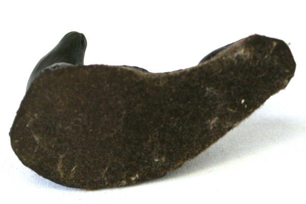 Ceramic Sea Lion Figurine Solid Black 3" Long