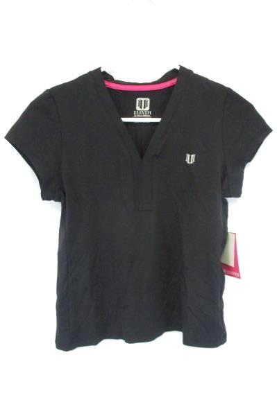 Venus Williams Eleven Black T-Shirt Women's Size XS *With Tag* Short Sleeve