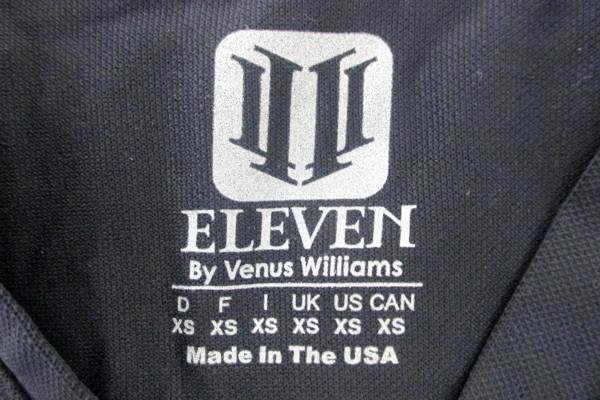 Venus Williams Eleven Black T-Shirt Women's Size XS *With Tag* Short Sleeve